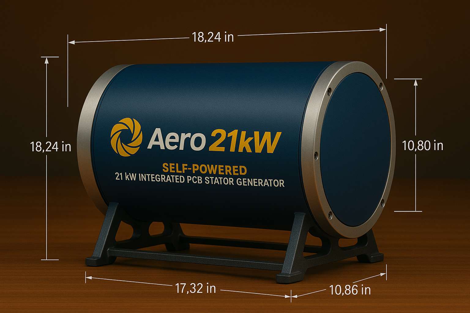 Aero 21kW Self-Powered Generator